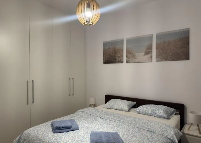 Na Vodi Waterfront - 23th Floor, Great View Daire Belgrad