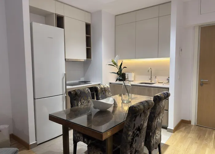 아파트 Na Vodi Waterfront - 23th Floor, Great View 베오그라드